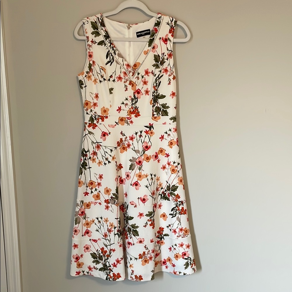 Floral Karl Lagerfeld dress, size 6